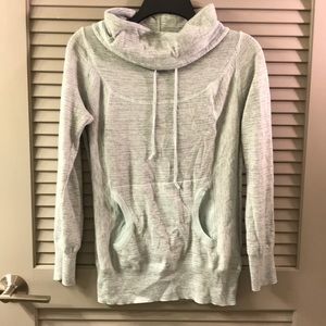 Cowl-Neck Pullover Sweater